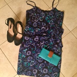 Summer floral strapping dress